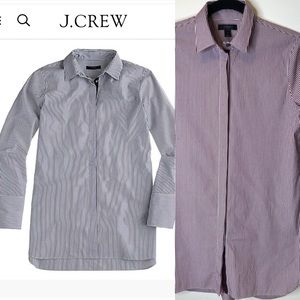 J. Crew women’s Endless Shirt in Stripes
